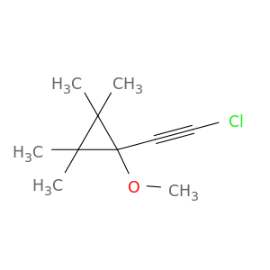 Cyclopropane, 1-(chloroethynyl)-1-methoxy-2,2,3,3-tetramethyl-