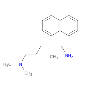 1,5-Pentanediamine,N5,N5,2-trimethyl-2-(1-naphthalenyl)-