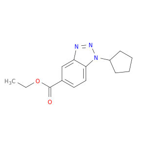 Ethyl 1-cyclopentyl-1,2,3-benzotriazole-5-carboxylate