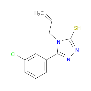 4-Allyl-5-(3-chlorophenyl)-4H-1,2,4-triazole-3-thiol