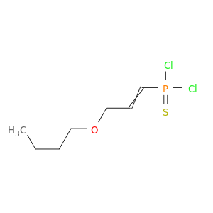 Phosphonothioic dichloride, (3-butoxy-1-propenyl)-
