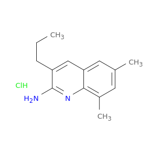 2-Amino-6,8-dimethyl-3-propylquinoline hydrochloride