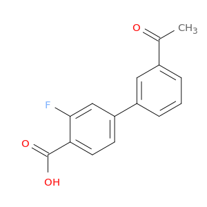4-(3-Acetylphenyl)-2-fluorobenzoic acid