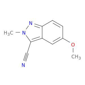 2H-Indazole-3-carbonitrile, 5-methoxy-2-methyl-