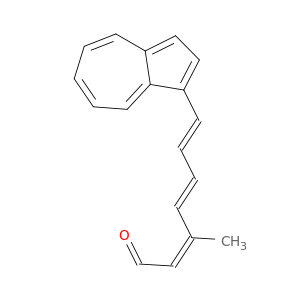 2,4,6-Heptatrienal, 7-(1-azulenyl)-3-methyl-, (Z,E,E)-