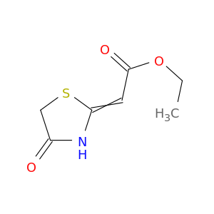 Acetic acid,2-(4-oxo-2-thiazolidinylidene)-, ethyl ester