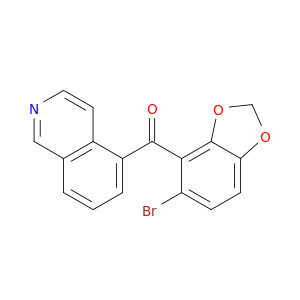 Methanone, (5-bromo-1,3-benzodioxol-4-yl)-5-isoquinolinyl-