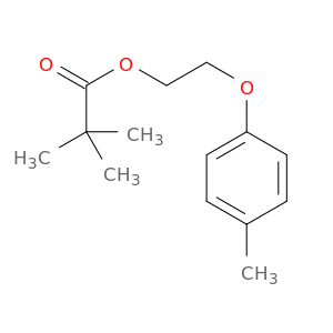 Propanoic acid, 2,2-dimethyl-, 2-(4-methylphenoxy)ethyl ester