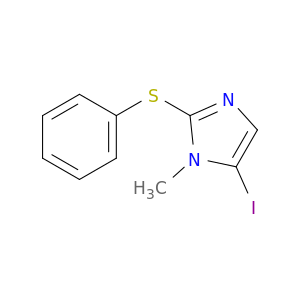 1H-Imidazole, 5-iodo-1-methyl-2-(phenylthio)-