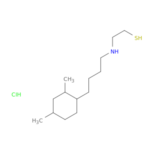 2-{[4-(2,4-dimethylcyclohexyl)butyl]amino}ethanethiol hydrochloride(1:1)
