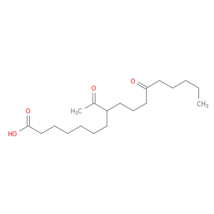 Heptadecanoic acid, 8-acetyl-12-oxo-