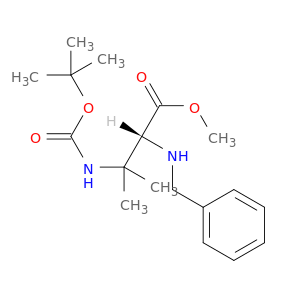 (R)-Methyl 2-(benzylamino)-3-((tert-butoxycarbonyl)amino)-3-methylbutanoate
