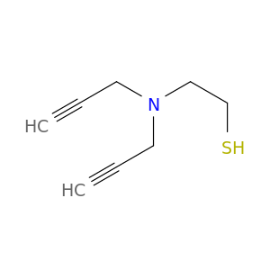 Ethanethiol,2-(di-2-propyn-1-ylamino)-