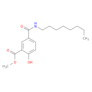 Benzoic acid, 2-hydroxy-5-[(octylamino)carbonyl]-, methyl ester