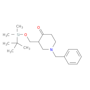 4-Piperidinone,3-[[[(1,1-dimethylethyl)dimethylsilyl]oxy]methyl]-1-(phenylmethyl)-