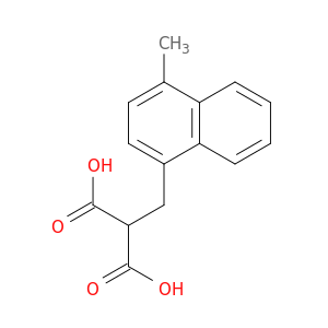 Propanedioic acid, [(4-methyl-1-naphthalenyl)methyl]-