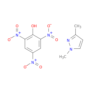 1H-Pyrazole, 1,3-dimethyl-, compd. with 2,4,6-trinitrophenol (1:1)