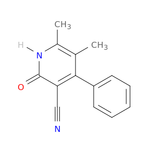 3-Pyridinecarbonitrile, 1,2-dihydro-5,6-dimethyl-2-oxo-4-phenyl-