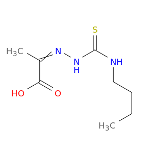 Propanoic acid, 2-[[(butylamino)thioxomethyl]hydrazono]-