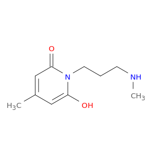 2(1H)-Pyridinone, 6-hydroxy-4-methyl-1-[3-(methylamino)propyl]-