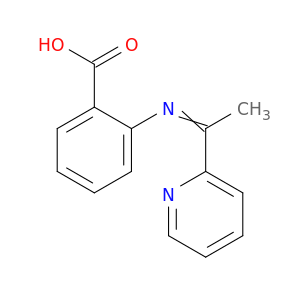 Benzoic acid, 2-[[1-(2-pyridinyl)ethylidene]amino]-