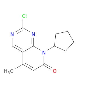 2-氯-8-环戊基-5-甲基-8H-吡啶并[2,3-d]嘧啶-7-酮