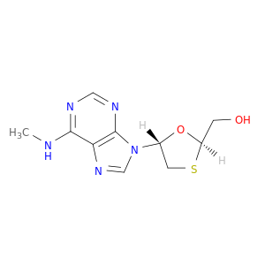 1,3-Oxathiolane-2-methanol,5-[6-(methylamino)-9H-purin-9-yl]-, (2R-trans)- (9CI)