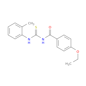 Benzamide, 4-ethoxy-N-[[(2-methylphenyl)amino]thioxomethyl]-