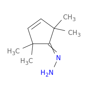 3-Cyclopenten-1-one, 2,2,5,5-tetramethyl-, hydrazone