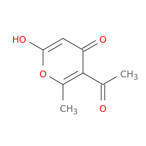 4H-Pyran-4-one, 3-acetyl-6-hydroxy-2-methyl-