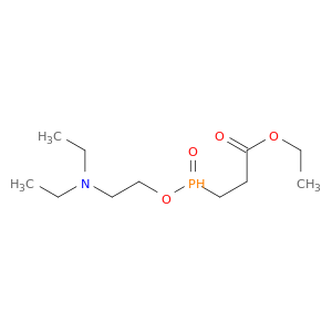 Propanoic acid, 3-[(diethylamino)ethoxyphosphinyl]-, ethyl ester