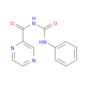 Pyrazinecarboxamide, N-[(phenylamino)carbonyl]-