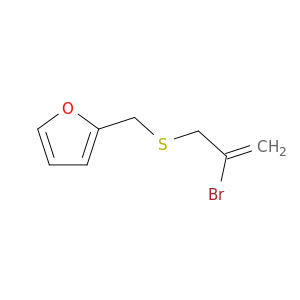 Furan, 2-[[(2-bromo-2-propen-1-yl)thio]methyl]-