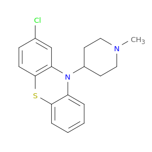 10H-Phenothiazine,2-chloro-10-(1-methyl-4-piperidinyl)-
