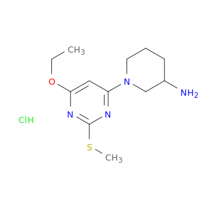 1-(6-乙氧基-2-甲基硫基-嘧啶-4-基)-哌啶-3-基胺盐酸盐