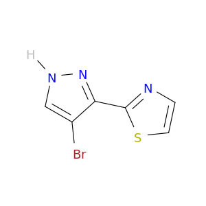 2-(4-溴-1H-吡唑-3-基)-1,3-噻唑