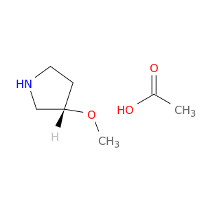 Pyrrolidine, 3-methoxy-, (S)-, acetate