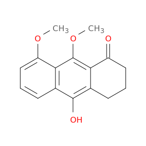 1(2H)-Anthracenone, 3,4-dihydro-10-hydroxy-8,9-dimethoxy-