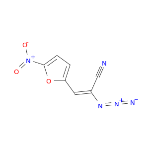 2-Propenenitrile, 2-azido-3-(5-nitro-2-furanyl)-, (E)-