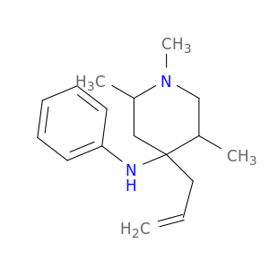 4-Piperidinamine, 1,2,5-trimethyl-N-phenyl-4-(2-propenyl)-