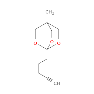 2,6,7-Trioxabicyclo[2.2.2]octane, 4-methyl-1-(4-pentynyl)-