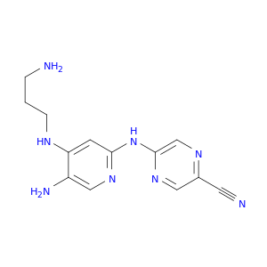 5-((5-Amino-4-((3-aminopropyl)amino)pyridin-2-yl)amino)pyrazine-2-carbonitrile