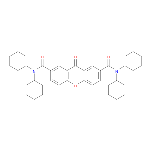 9H-Xanthene-2,7-dicarboxamide, N,N,N',N'-tetracyclohexyl-9-oxo-