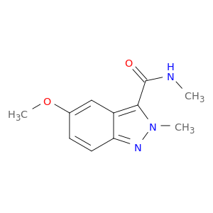 2H-Indazole-3-carboxamide, 5-methoxy-N,2-dimethyl-