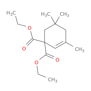 2-Cyclohexene-1,1-dicarboxylic acid, 3,5,5-trimethyl-, 1,1-diethyl ester