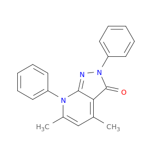 3H-Pyrazolo[3,4-b]pyridin-3-one, 2,7-dihydro-4,6-dimethyl-2,7-diphenyl-