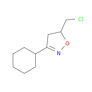 5-(chloromethyl)-3-cyclohexyl-4,5-dihydro-1,2-oxazole