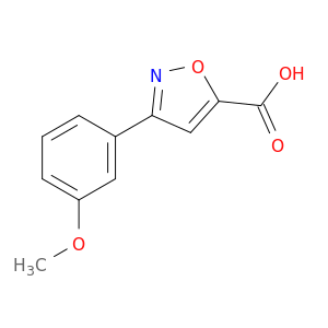 3-(3-methoxyphenyl)isoxazole-5-carboxylic Acid