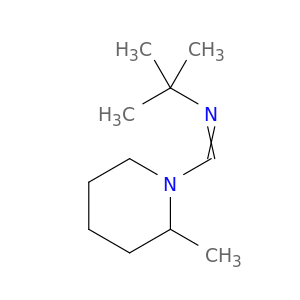 Piperidine, 1-[[(1,1-dimethylethyl)imino]methyl]-2-methyl-