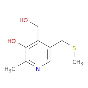 4-Pyridinemethanol, 3-hydroxy-2-methyl-5-[(methylthio)methyl]-